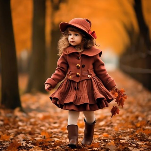 Breasted Ruffle Trim